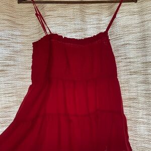 Elegant Red Women's Top